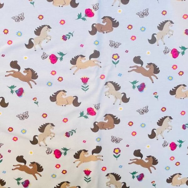 Trak za ušesa širok - motiv konji