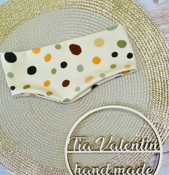 Trak za ušesa širok - motiv pikice