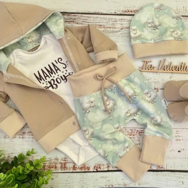 Kompletek za odhod iz porodnišnice "Mama's boy