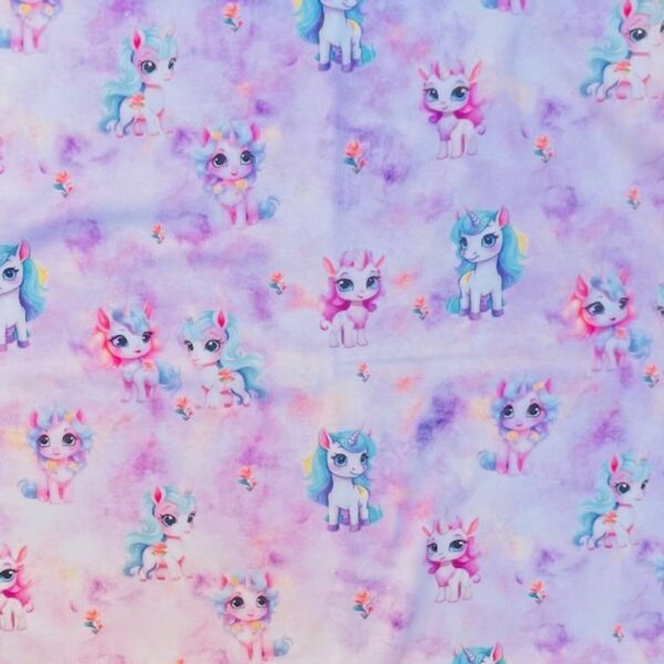 Trak za ušesa širok - motiv samorogi