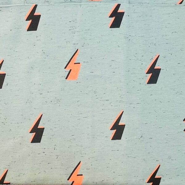 Trak za ušesa širok - motiv strele na mint