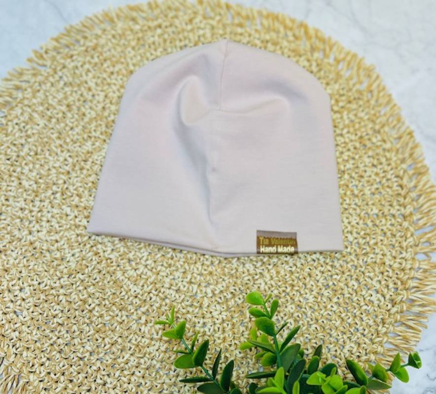 Kapa prehodna, tanjša, podložena - pastel puder roza, svetlejša