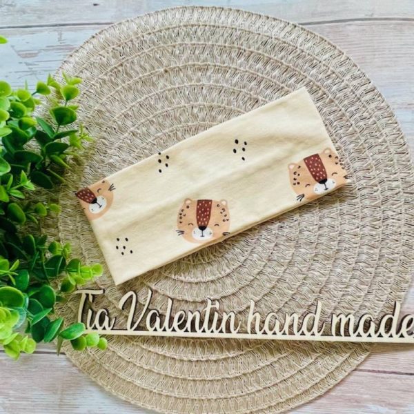 Trak za ušesa širok "leopardi"- velikost 1,5-3 let, zadnji kos